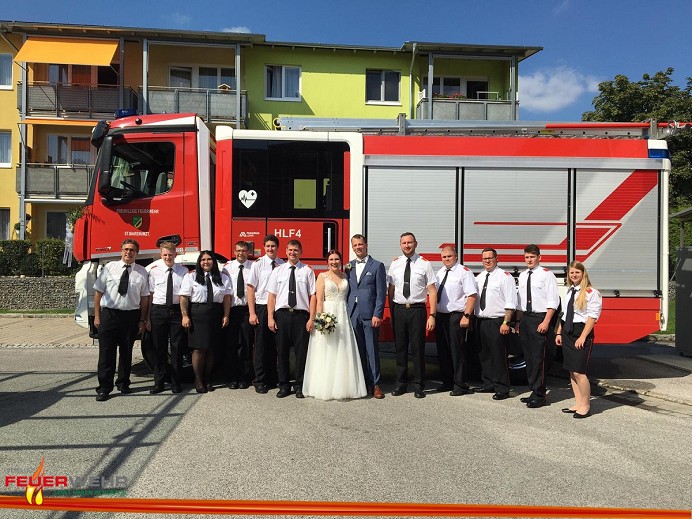 Hochzeit_BM Miesebner_Feuerwehr St.Marein Mzt